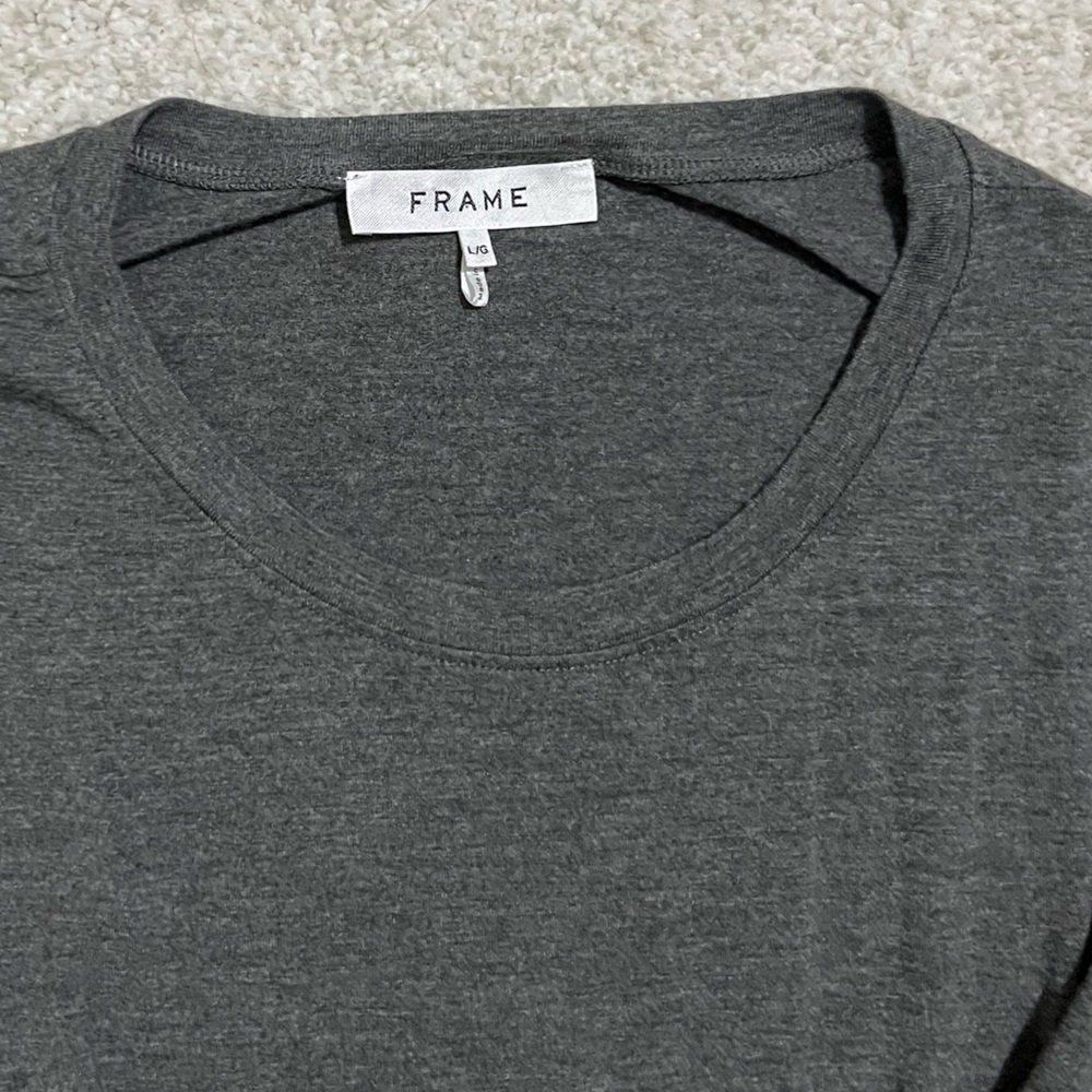 Frame Denim Charcoal Midi Dress - Picture 2 of 5